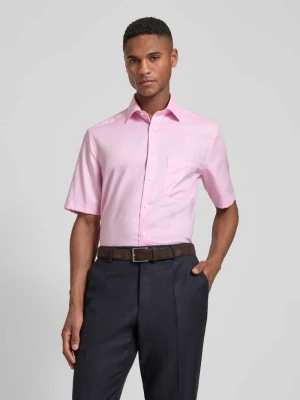 Koszula biznesowa o kroju regular fit z kołnierzykiem typu kent Olymp