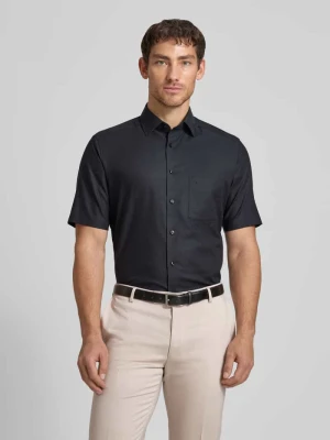 Koszula biznesowa o kroju regular fit z kołnierzykiem typu kent Olymp