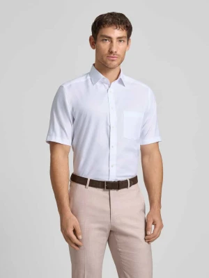 Koszula biznesowa o kroju regular fit z kołnierzykiem typu kent Olymp