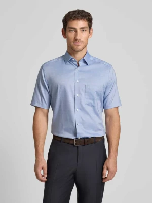 Koszula biznesowa o kroju regular fit z kołnierzykiem typu kent Olymp