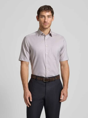 Koszula biznesowa o kroju regular fit z kołnierzykiem typu kent Olymp