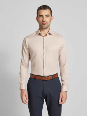 Koszula biznesowa o kroju regular fit z listwą guzikową Christian Berg Men