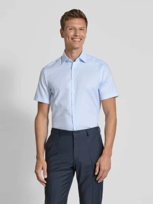 Koszula biznesowa o kroju regular fit z listwą guzikową Christian Berg Men