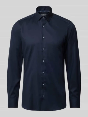 Koszula biznesowa o kroju regular fit z mieszanki bawełny z kołnierzykiem typu kent OLYMP Level Five