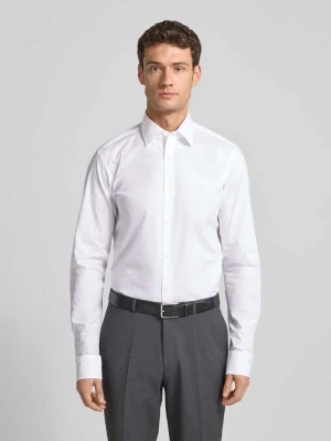 Koszula biznesowa o kroju regular fit z popeliny z dodatkiem streczu i bardzo długim rękawem Boss