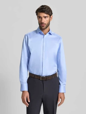 Koszula biznesowa o kroju regular fit z tkaniny two-ply o jakości premium Christian Berg Men