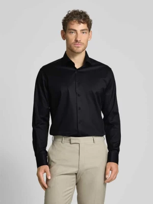 Koszula biznesowa o kroju regular fit z Uni Solid Eterna
