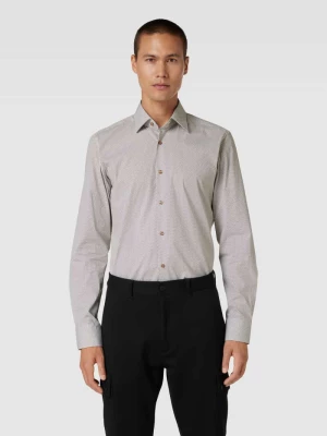 Koszula biznesowa o kroju regular fit z wzorem na całej powierzchni model ‘Joe’ Boss
