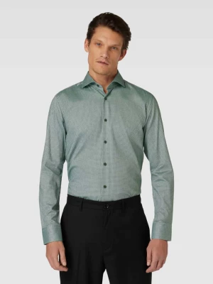 Koszula biznesowa o kroju regular fit ze wzorem na całej powierzchni Boss
