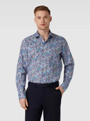 Koszula biznesowa o kroju regular fit ze wzorem paisley SEIDENSTICKER REGULAR FIT