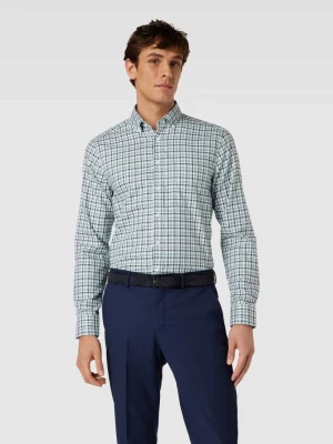 Koszula biznesowa o kroju regular fit ze wzorem w kratę SEIDENSTICKER REGULAR FIT