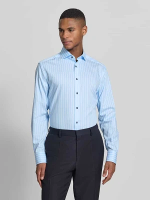 Koszula biznesowa o kroju regular fit ze wzorem w paski model ‘Royal Kent’ Olymp