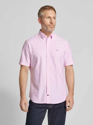 Koszula biznesowa o kroju regular fit ze wzorem w paski Tommy Hilfiger