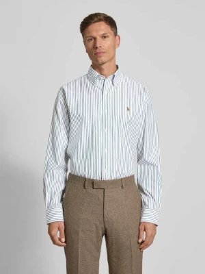 Koszula biznesowa o kroju relaxed fit z listwą guzikową Polo Ralph Lauren