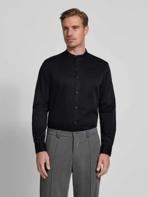 Koszula biznesowa o kroju relaxed fit ze stójką Jake*s
