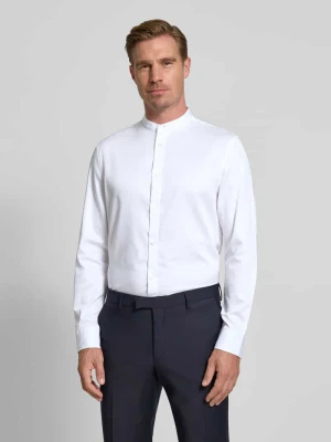 Koszula biznesowa o kroju relaxed fit ze stójką Jake*s Biały