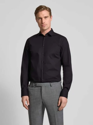 Koszula biznesowa o kroju shaped fit z mieszanki bawełny i streczu s.Oliver BLACK LABEL