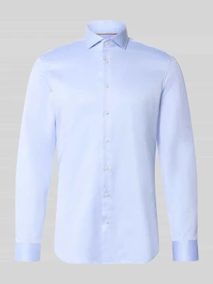 Koszula biznesowa o kroju slim fit super w jakości premium Jake*s Błękitny