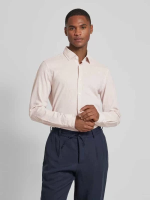 Koszula biznesowa o kroju slim fit w jednolitym kolorze Joop!