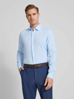 Koszula biznesowa o kroju slim fit w jednolitym kolorze Joop!