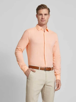 Koszula biznesowa o kroju slim fit w jednolitym kolorze Joop!