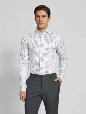 Koszula biznesowa o kroju slim fit z bardzo długim rękawem Jake*s