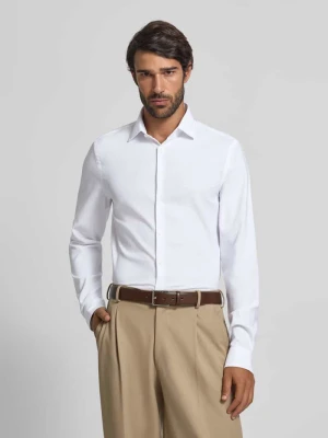 Koszula biznesowa o kroju slim fit z bardzo długim rękawem Jake*s