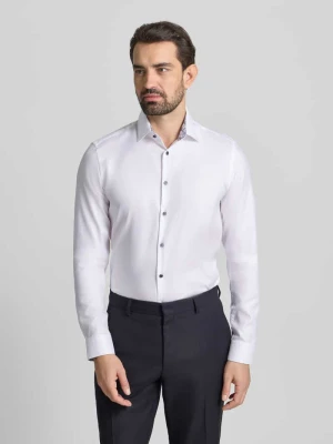 Koszula biznesowa o kroju slim fit z bardzo długim rękawem Jake*s