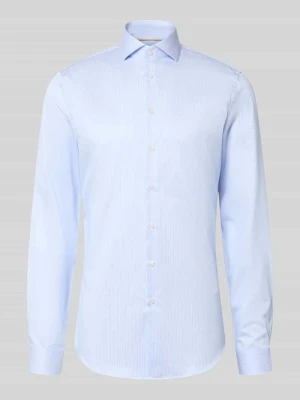 Koszula biznesowa o kroju slim fit z bardzo długim rękawem Jake*s Błękitny