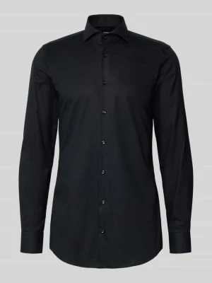 Koszula biznesowa o kroju slim fit z bardzo długim rękawem model ‘HANK’ Boss