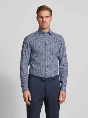Koszula biznesowa o kroju slim fit z bardzo długim rękawem OLYMP Level Five