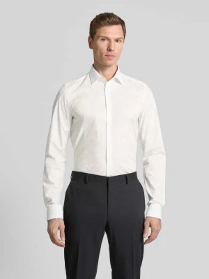 Koszula biznesowa o kroju slim fit z bardzo długim rękawem OLYMP Level Five