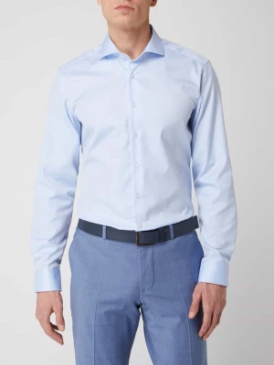 Koszula biznesowa o kroju slim fit z diagonalu ETERNA SLIM FIT