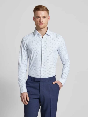 Koszula biznesowa o kroju slim fit z bawełny model ‘Kenno’ HUGO