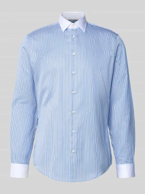 Koszula biznesowa o kroju slim fit z bawełny z kołnierzykiem typu kent Jake*s