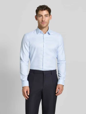 Koszula biznesowa o kroju slim fit z bawełny z kołnierzykiem typu kent Jake*s