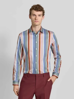 Koszula biznesowa o kroju slim fit z bawełny z kołnierzykiem typu kent Jake*s