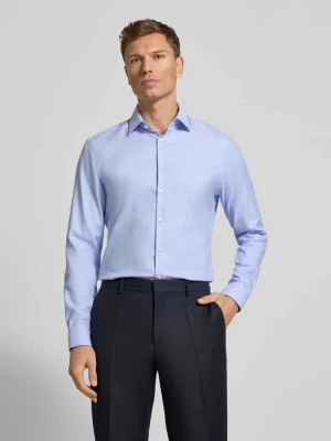Koszula biznesowa o kroju slim fit z bawełny z kołnierzykiem typu kent Jake*s