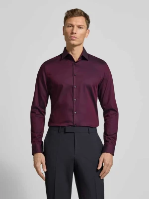 Koszula biznesowa o kroju slim fit z bawełny z kołnierzykiem typu kent Jake*s