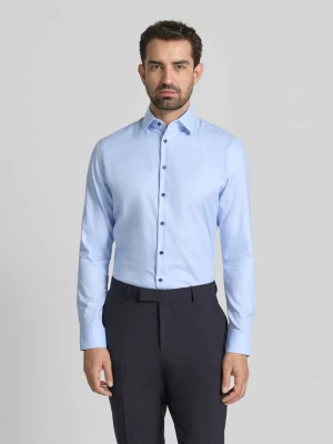 Koszula biznesowa o kroju slim fit z bawełny z kołnierzykiem typu kent Jake*s