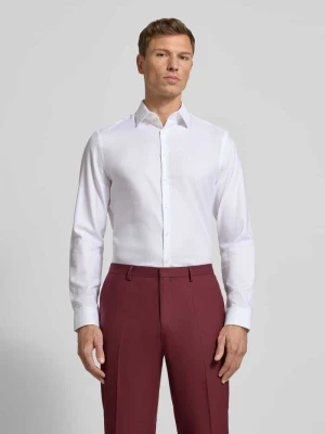 Koszula biznesowa o kroju slim fit z bawełny z kołnierzykiem typu kent Jake*s