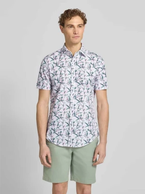 Koszula biznesowa o kroju slim fit z bawełny z kołnierzykiem typu kent Jake*s