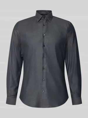 Koszula biznesowa o kroju slim fit z czystej bawełny Jake*s Antracytowy