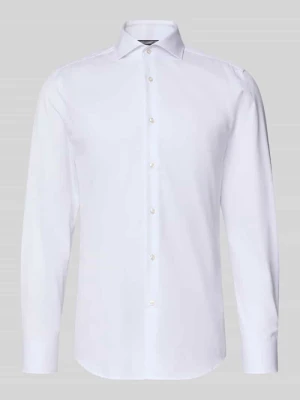 Koszula biznesowa o kroju slim fit z czystej bawełny model 'H-HANK-SP-B1' Boss