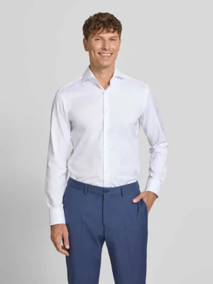 Koszula biznesowa o kroju slim fit z czystej bawełny model 'H-HANK-SP-B1' Boss