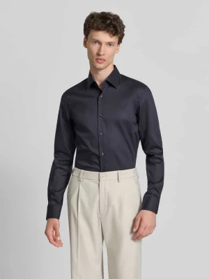 Koszula biznesowa o kroju slim fit z czystej bawełny model 'HANK' Boss
