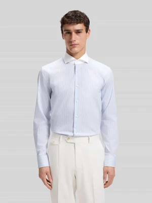 Koszula biznesowa o kroju slim fit z czystej bawełny model 'HANK-SP-B1' Boss