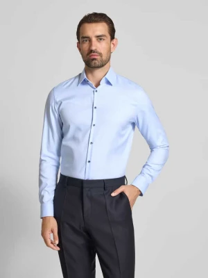 Koszula biznesowa o kroju slim fit z czystej bawełny z kołnierzykiem typu kent Jake*s