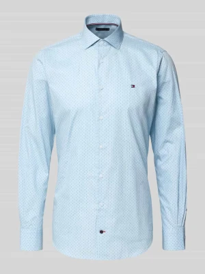 Koszula biznesowa o kroju slim fit z czystej popeliny bawełnianej Tommy Hilfiger Tailored