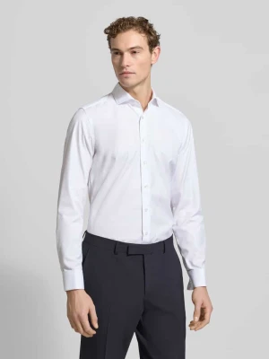 Koszula biznesowa o kroju slim fit z diagonalu Eterna